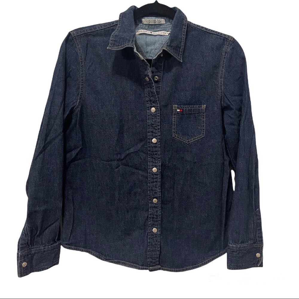 Tommy Hilfiger Denim Button Down top in Size 10